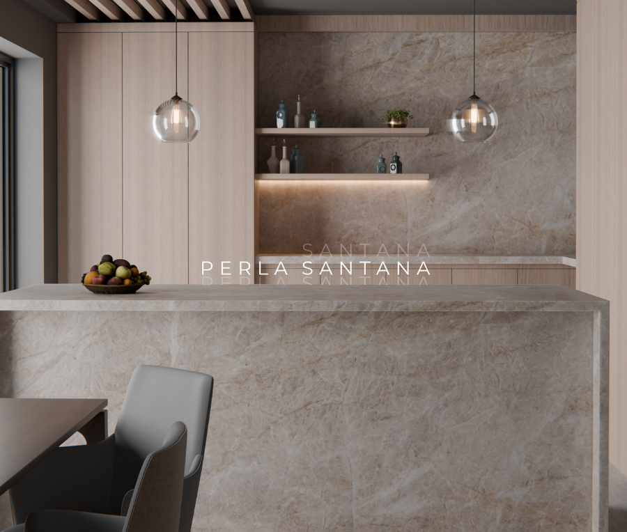 Perla Santana: equilíbrio entre neutralidade, sofisticação e força mineral