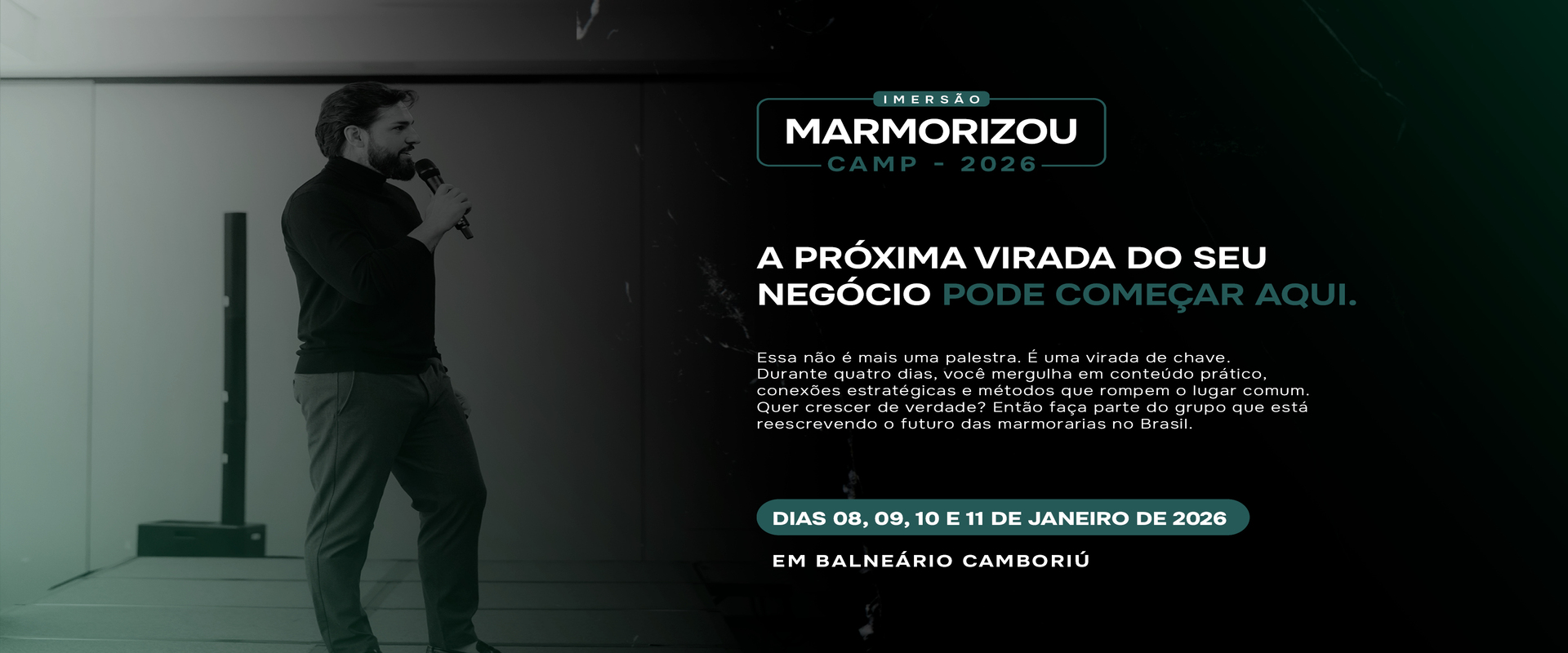 Treinamento imersivo, Imersão Marmorizou Camp 2026